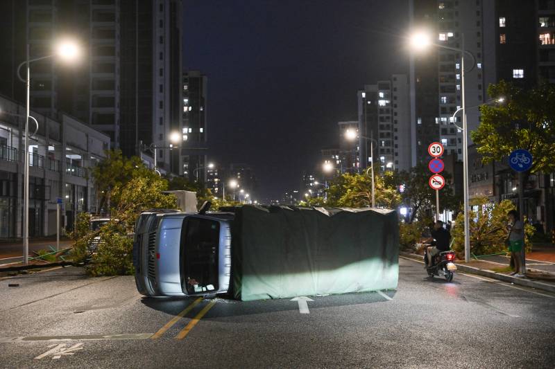 'Everything broken': Chinese residents in typhoon path assess damage