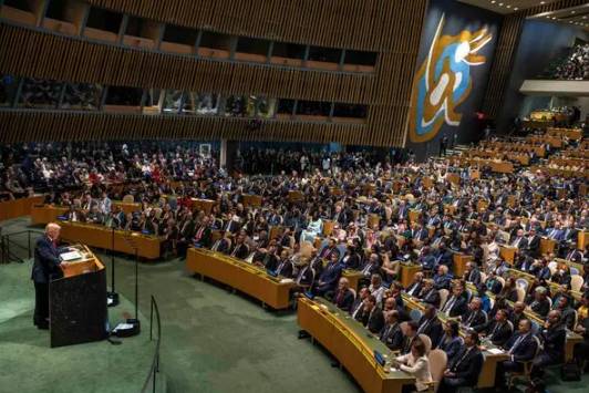 'You're going to hell': Trump attacks UN and Europe in scathing speech