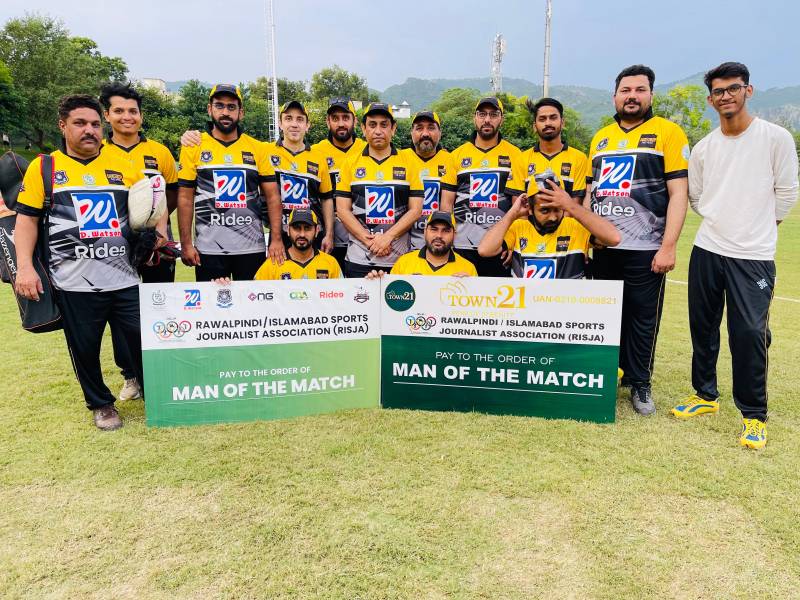 HUM News, Public News register wins in second RISJA Inter Media Cricket Tournament