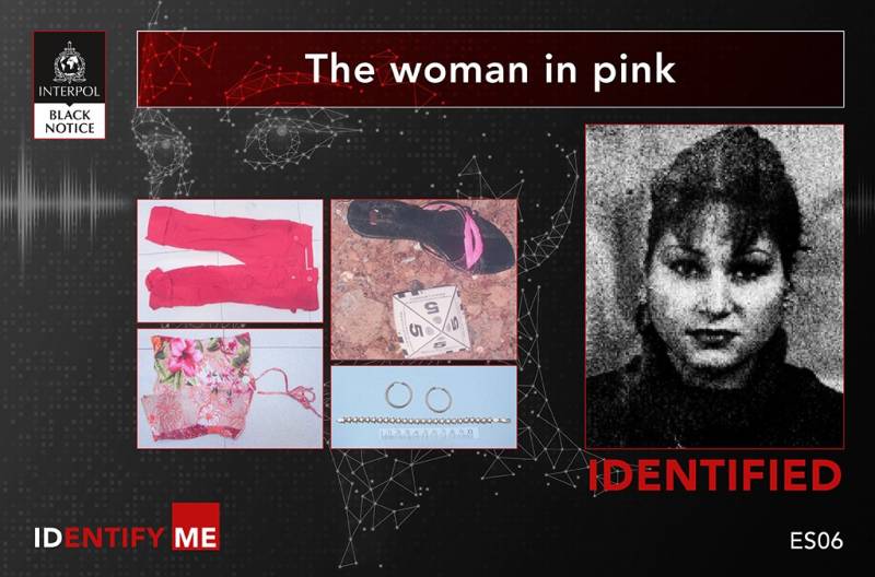 Interpol identifies 'Woman in Pink' after 20 years