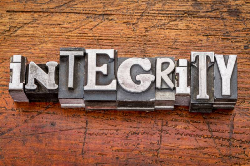 The death of integrity and the crisis of our times