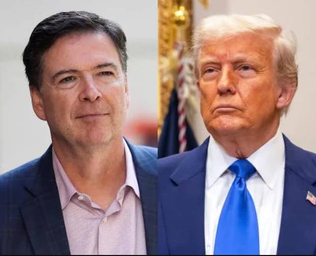 Trump brands indicted opponent Comey a 'dirty cop'