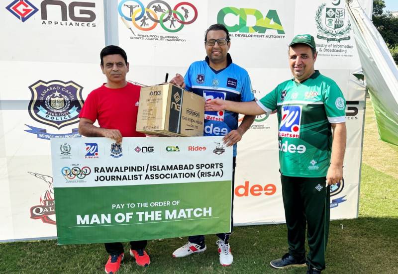 Arsalan's heroics lead SAMAA News to a comfortable win over RISJA