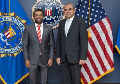 Naqvi, FBI director take up illegal immigration in Washington huddle