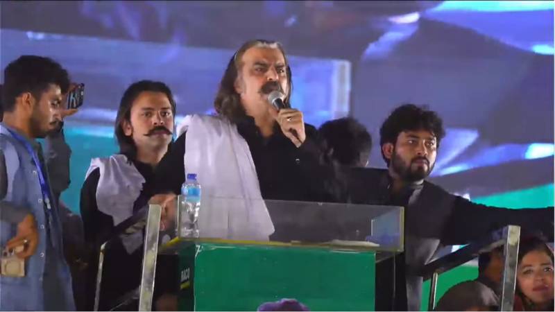 KP govt does not support military operation, Gandapur tells people at PTI rally
