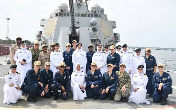 US warship concludes two-day Pakistan visit with exercises