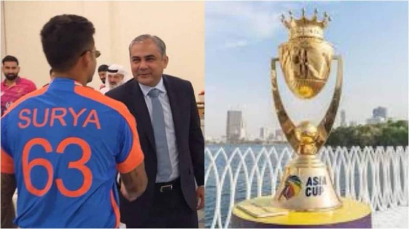India refuse to receive Asia Cup trophy from ACC chairman Mohsin Naqvi