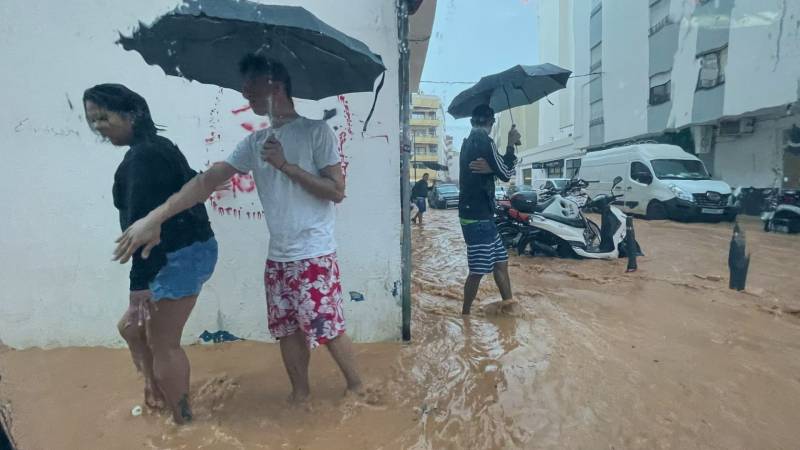 Rain warning lowered in eastern Spain, Ibiza on red alert