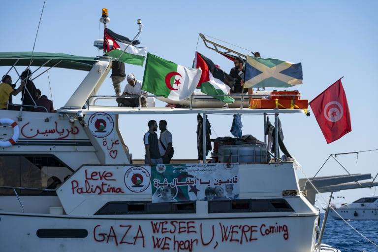 Gaza aid flotilla defies Israeli 'intimidation tactics'