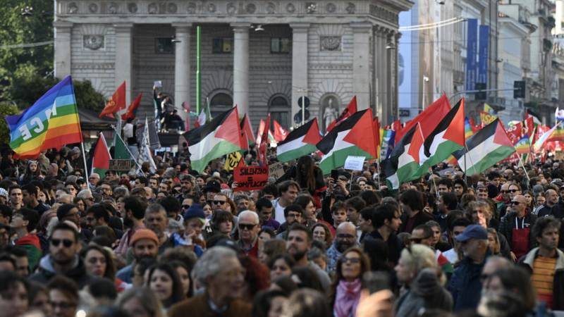 Protests, strikes across Italy for Gaza flotilla