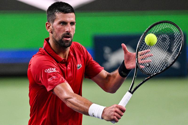 Djokovic 'hangs by rope' before battling into Shanghai last 16