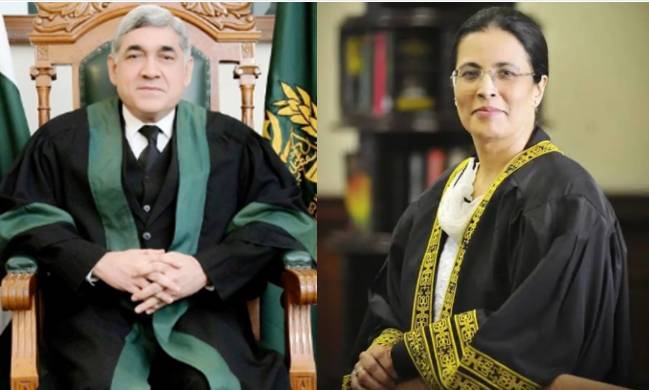 Justice Ayesha, Justice Aqeel issue dissenting note in PTI reserved seats case