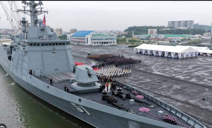 North Korea's Kim visits destroyer built to 'punish provocations'