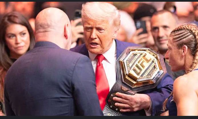 Trump says White House to host UFC fight on his 80th birthday