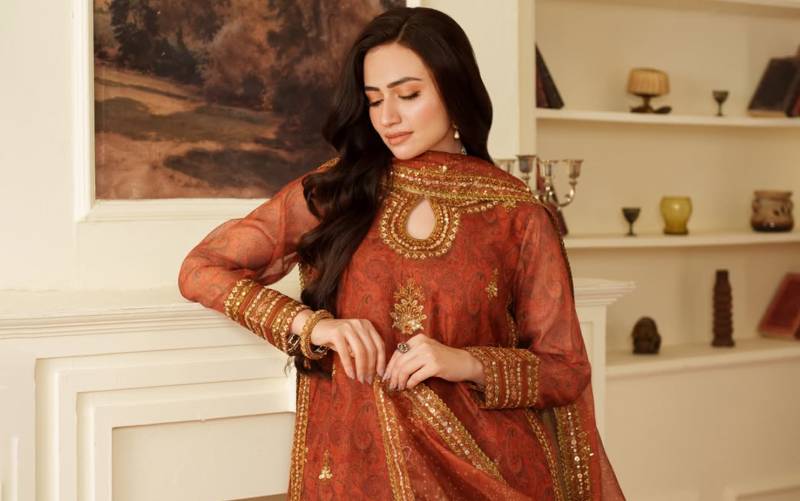 Sana Javed stuns in designer shoot 
