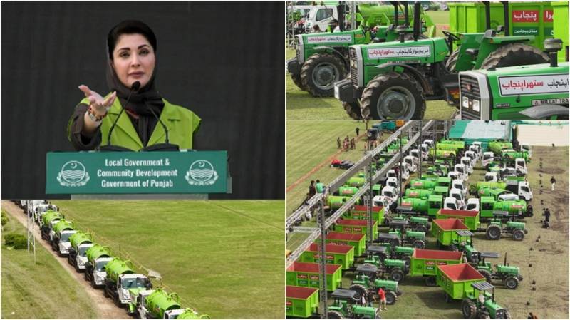 CM Maryam unveils new fleet of 700 sanitation machines for Suthra Punjab program