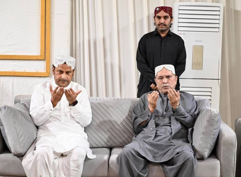 President Zardari offers condolences to Sindh Home Minister Zia Lanjar