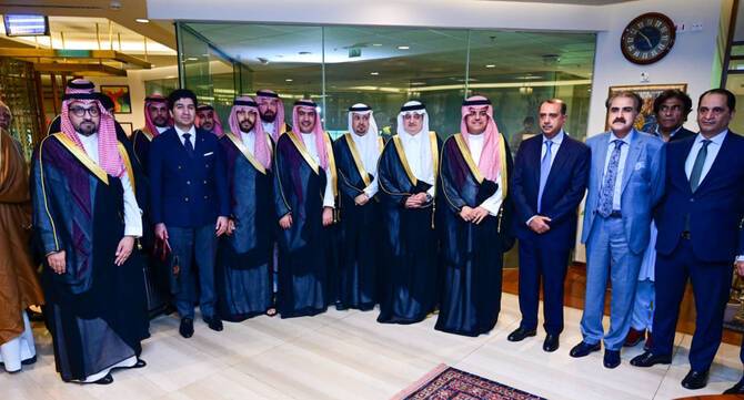 High-level Saudi delegation arrives in Pakistan to formalise business, investment deals