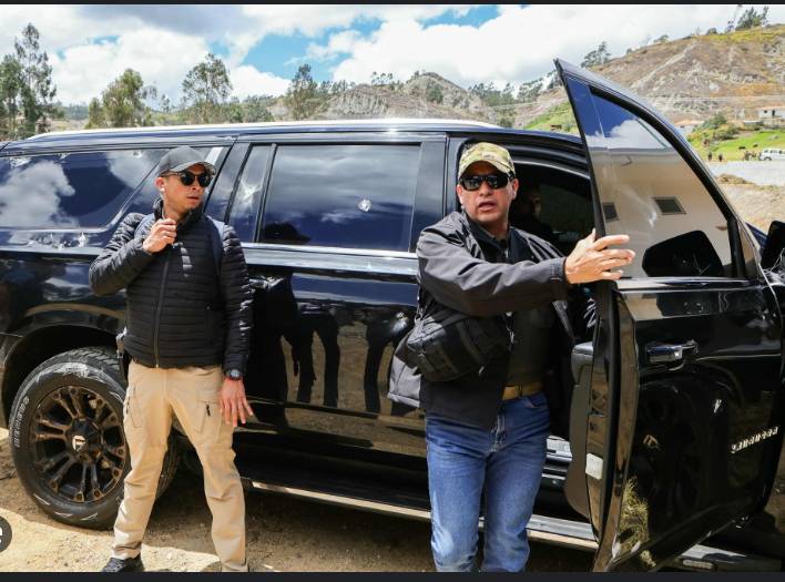 Ecuador president unharmed in attack on motorcade