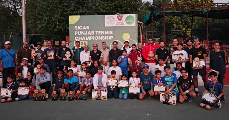 Amir, Hajra clinch titles at SICAS Punjab Junior Tennis Championship