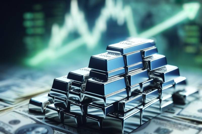 Silver price hits decades high as gold rush eases