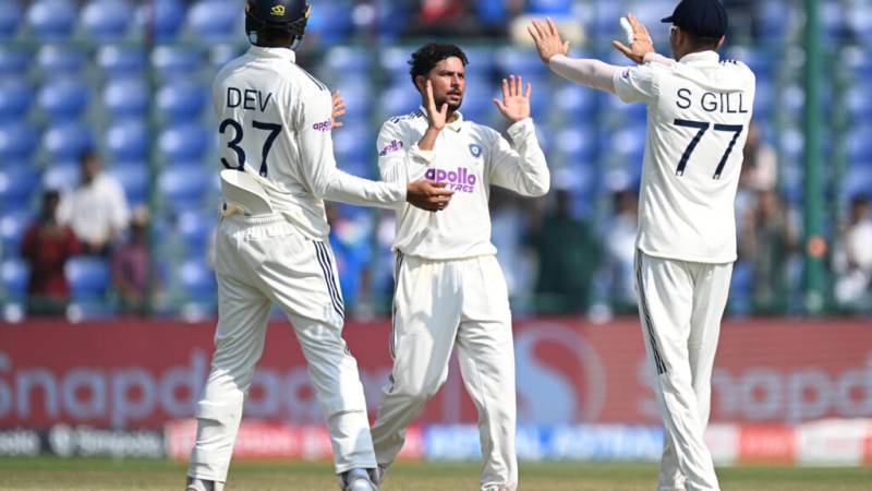 Five-wicket Kuldeep runs through West Indies, India enforce follow-on