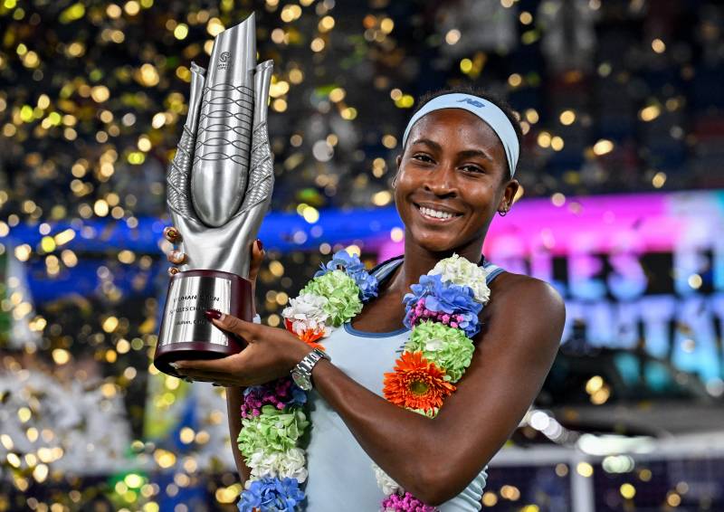 'Stubborn' Gauff beats Pegula to win all-American Wuhan Open final