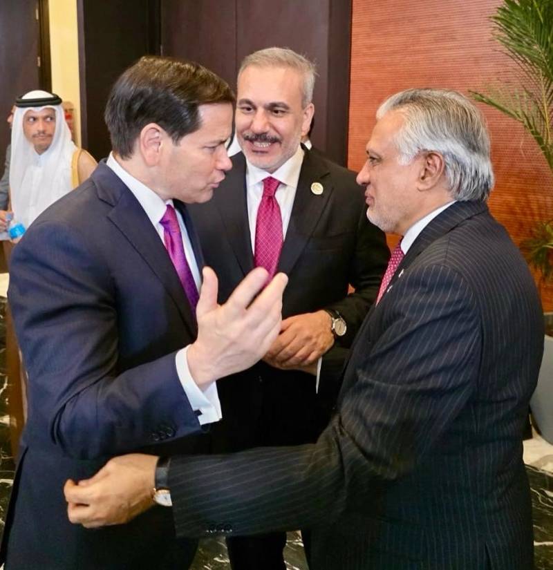 Dar meets US Secretary of State Marco Rubio, Türkiye FM Hakan Fidan