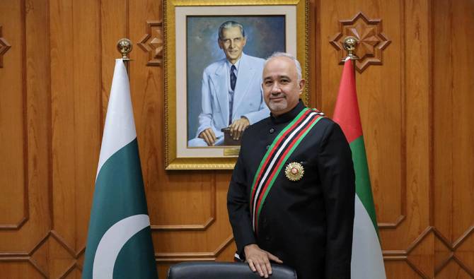 UAE gives away 'Order of Zayed II' award to Pakistan ambassador 