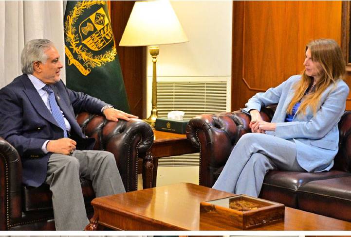 Ishaq Dar commends uptick in Pakistan-UK ties