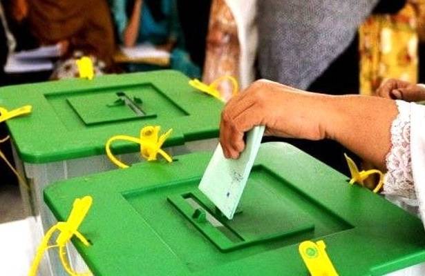 Polling underway for 12 local govt seats across 6 KP districts