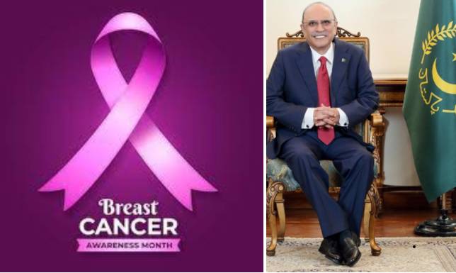 President Zardari renews Pakistan’s commitment to fight breast cancer