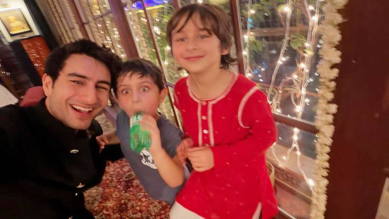 Saif Ali Khan’s son Ibrahim Ali Khan extends Diwali greetings with brothers