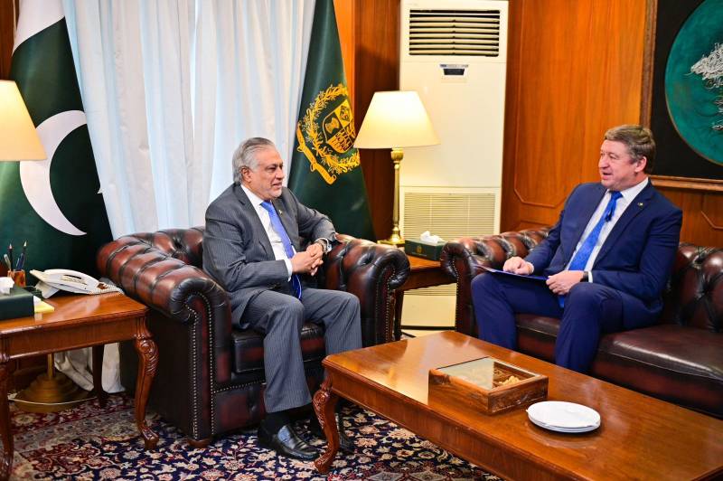 Deputy PM Ishaq Dar welcomes newly appointed EU Ambassador to Pakistan