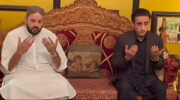 Bilawal Bhutto Zardari visits Shikarpur to condole Agha Siraj Durrani family