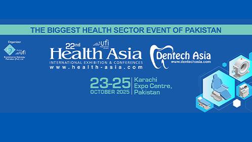 22nd Health Asia Int’l Exhibition to be held in Karachi from Oct 23