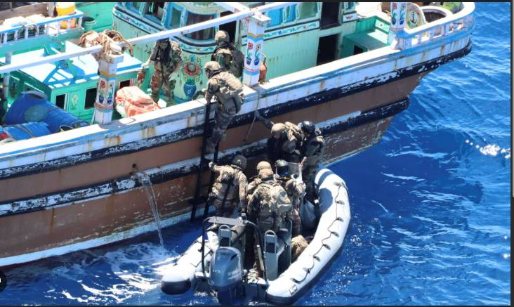 French navy shoots drug-smuggling go-fast boat