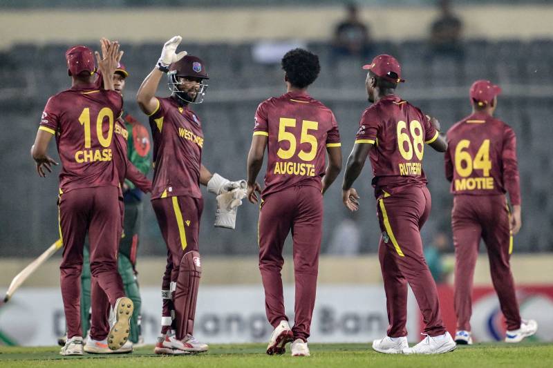 West Indies beat Bangladesh in super over after setting ODI spin record