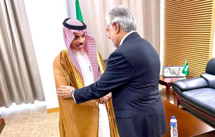 Pakistan, Saudi FMs discuss Gaza, regional developments