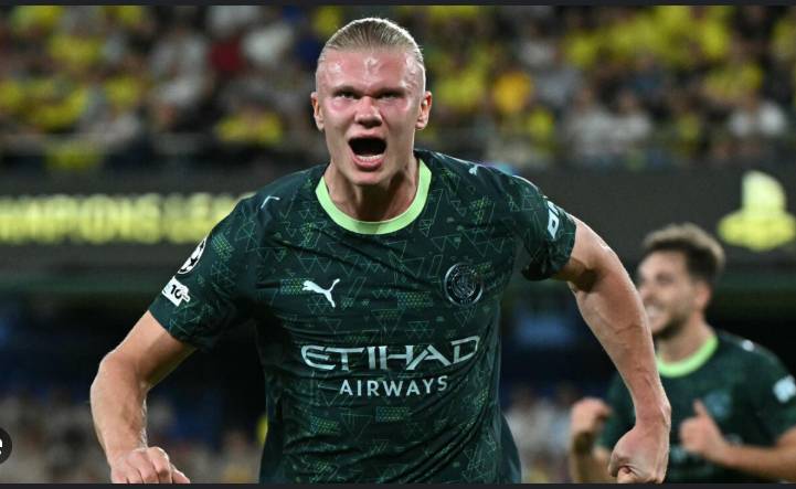 Haaland scores again as Man City beat Villarreal