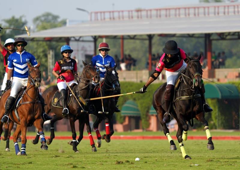 AOS, LSC, Master Paints, HSJ triumph in Lahore Smart City Polo in Pink Cup