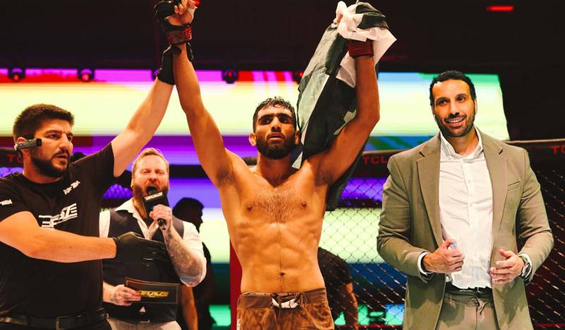 Rizwan Ali destroys Indian opponent to extend unbeaten streak to 11-0