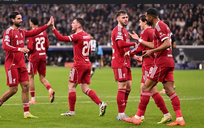 Liverpool end losing streak with thumping win at Eintracht Frankfurt