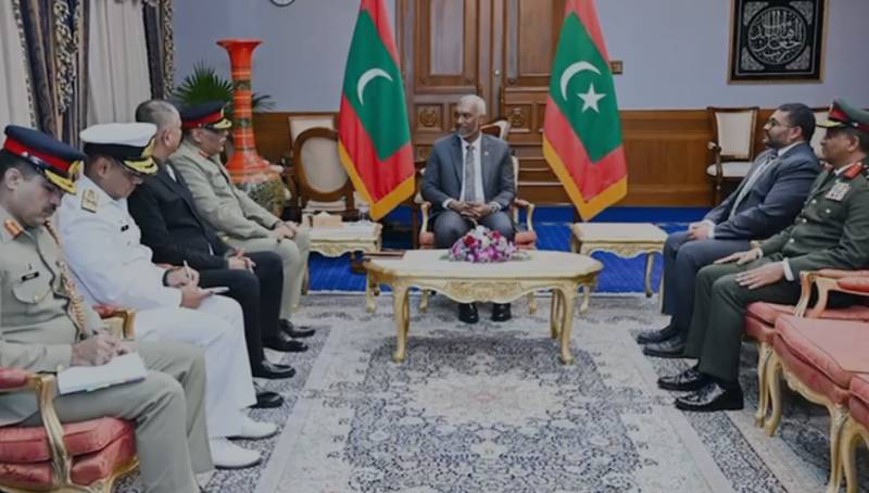 CJCSC General Sahir calls on Maldives President 