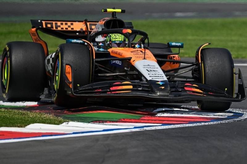 Norris tops Mexico final practice ahead of Hamilton