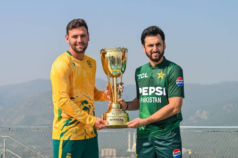 Pakistan, South Africa unveil T20I series trophy in Islamabad