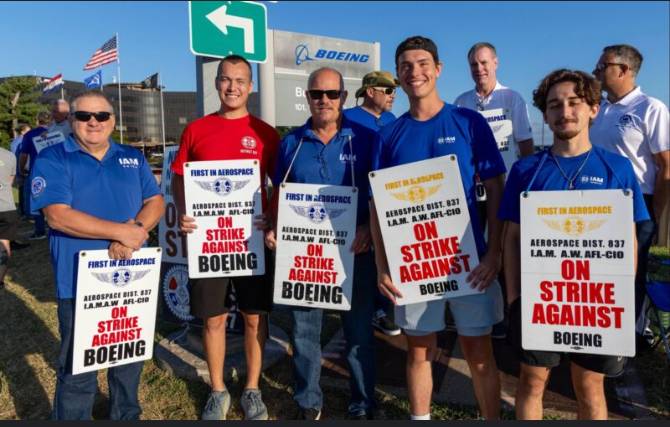 Striking Boeing defence workers reject contract offer for 4th time