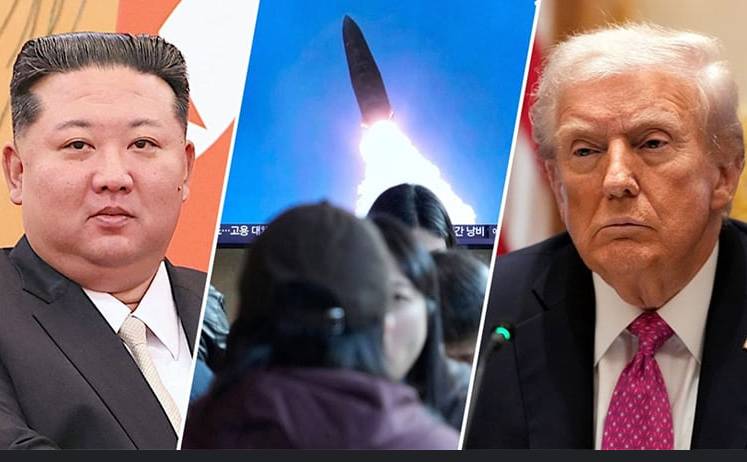 North Korea announces missile test hours before Trump due in South