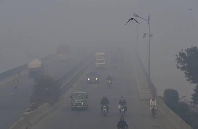 AQI in Lahore shoots to 603, making it worst in world