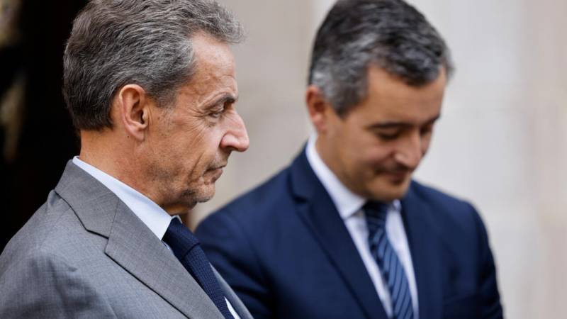 French justice minister visits jailed former president Sarkozy